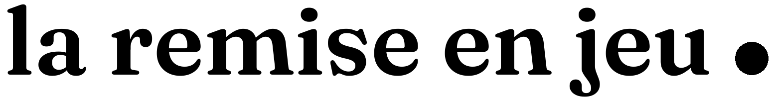 Logo La Remise En Jeu