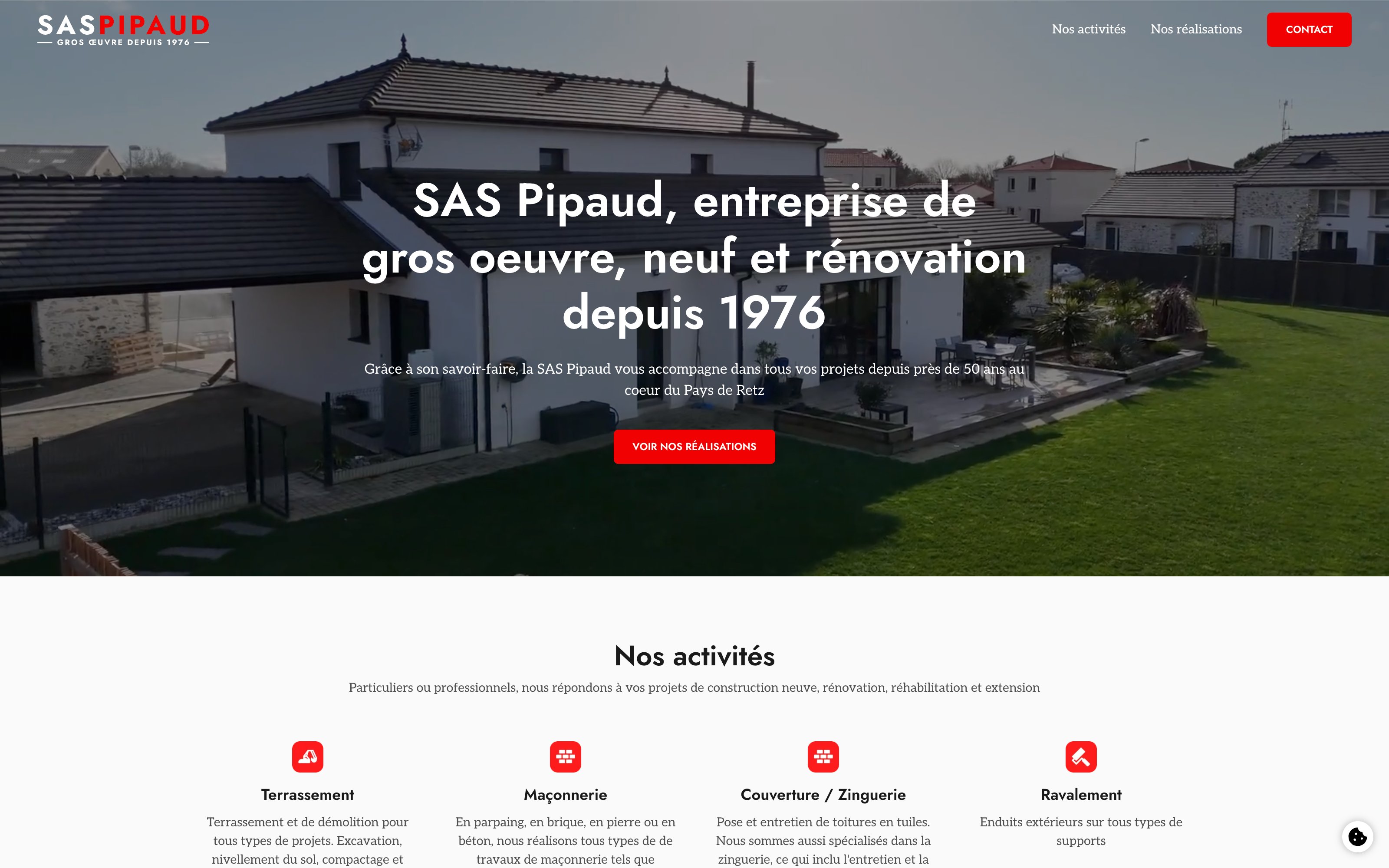 Site web client - SAS Pipaud