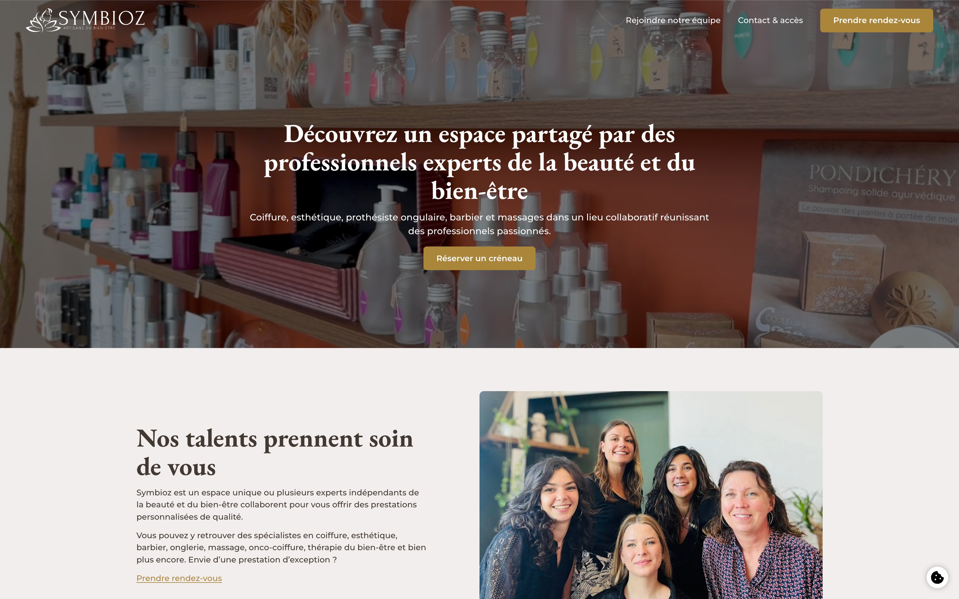 Site web client - Symbioz